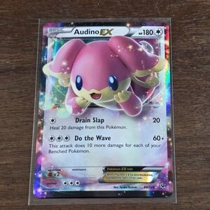 Pokemon Audino EX #84 XY Fates Collide Ultra Rare Holo Card 84/124